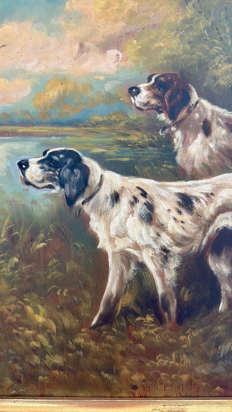 Pair of Paintings by Belgian Artist