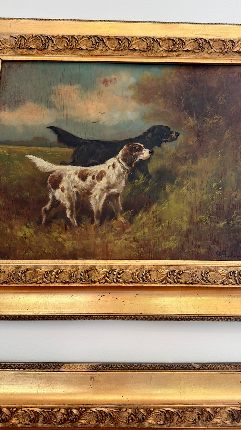 Pair of Paintings by Belgian Artist