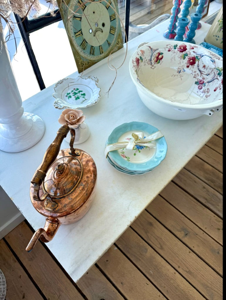 Antique French Table Marble Top
