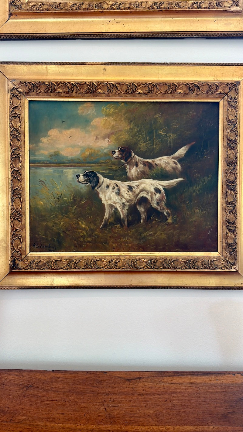 Pair of Paintings by Belgian Artist