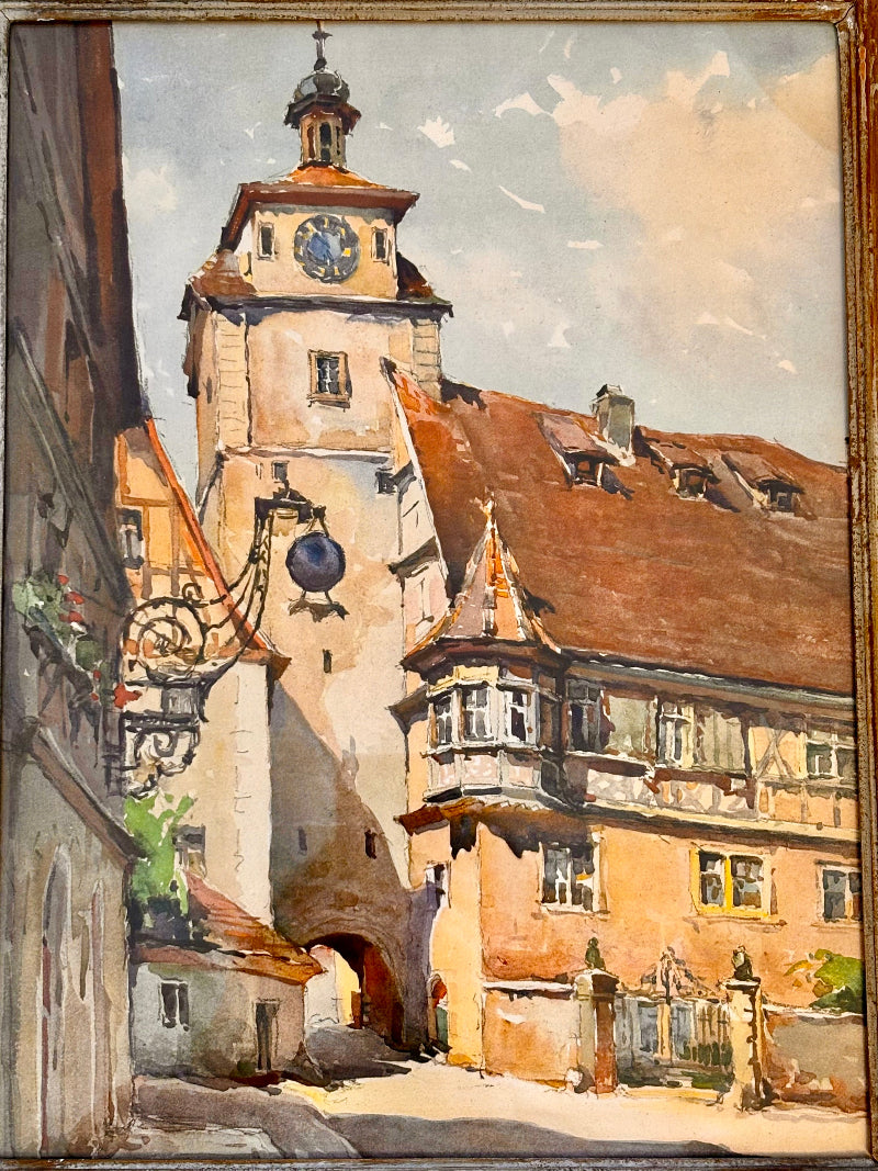 French Aquarelle Composition
