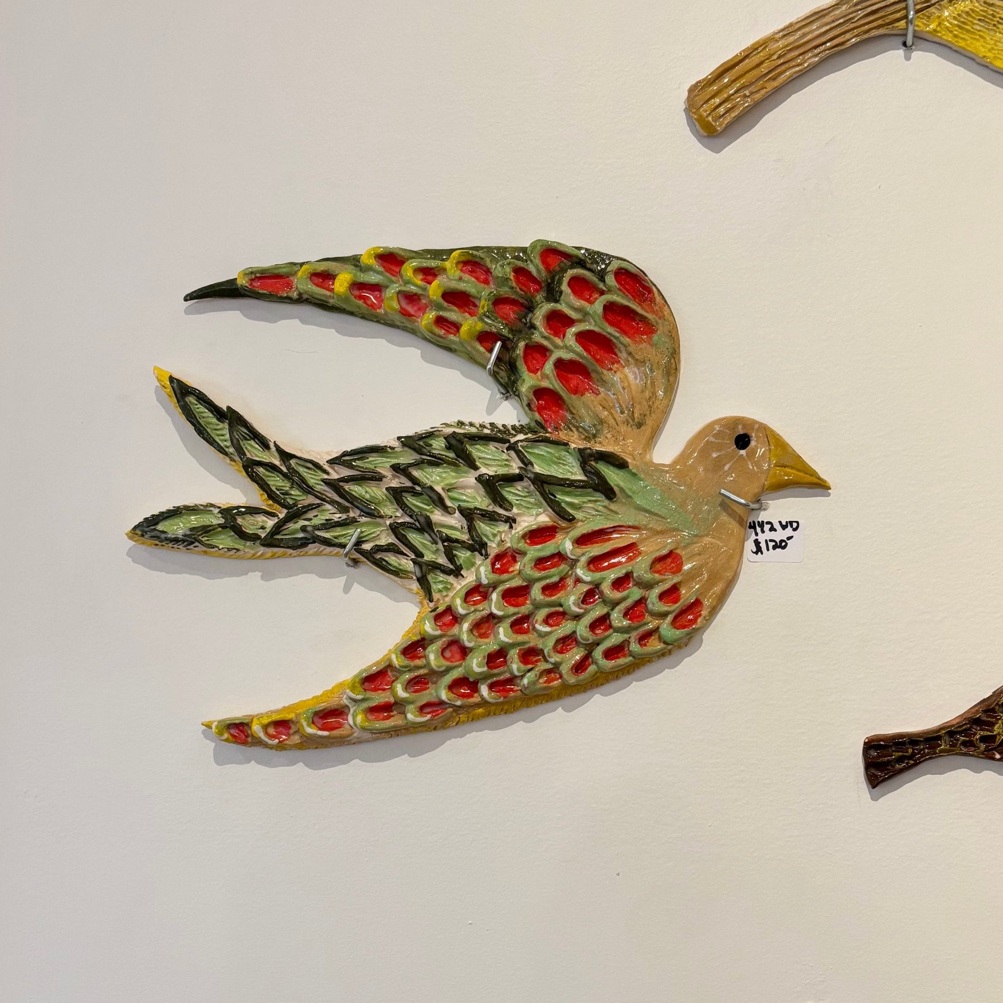 Large Ceramic Bird Handmade