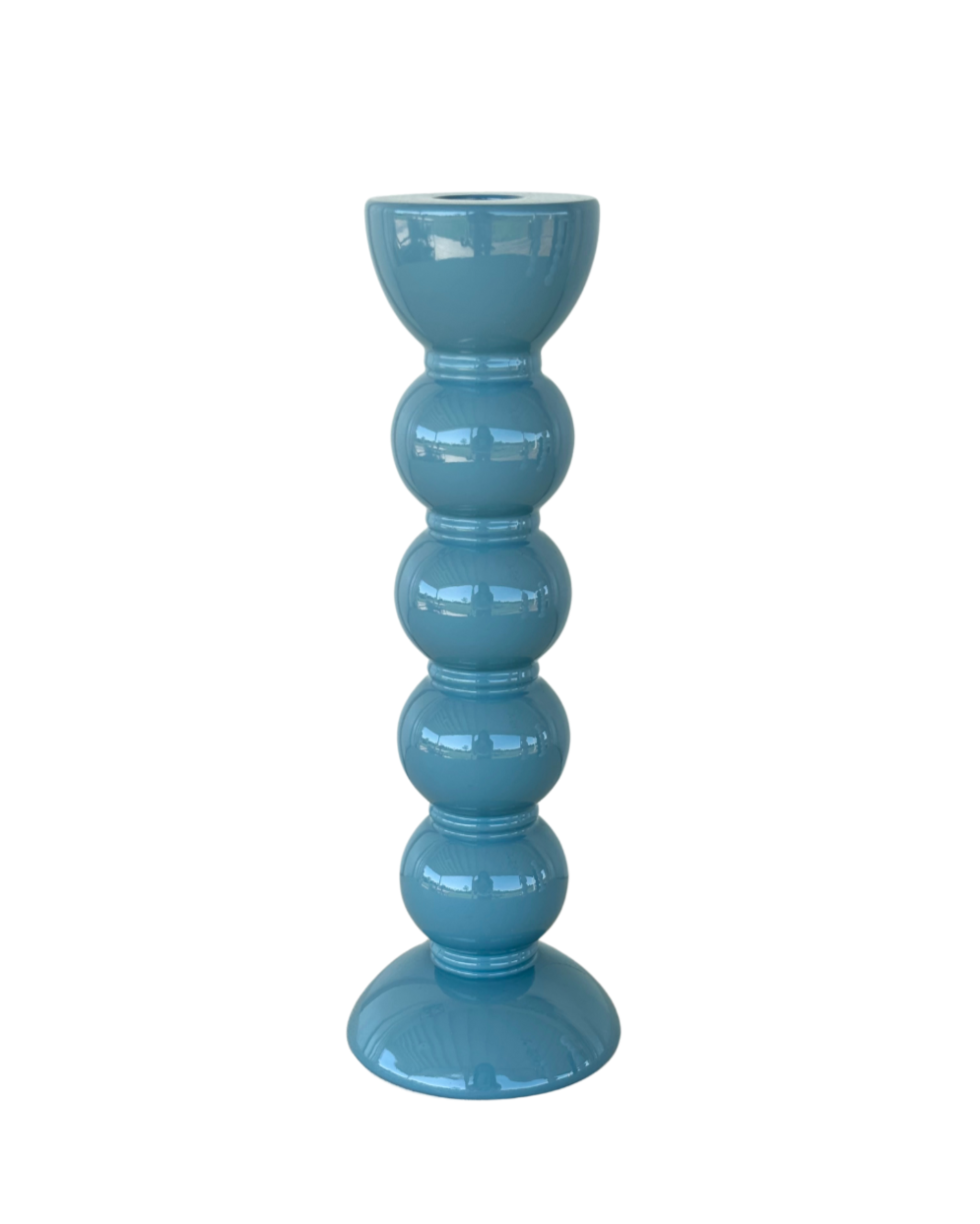 Addison Ross Medium Chambray Candlestick