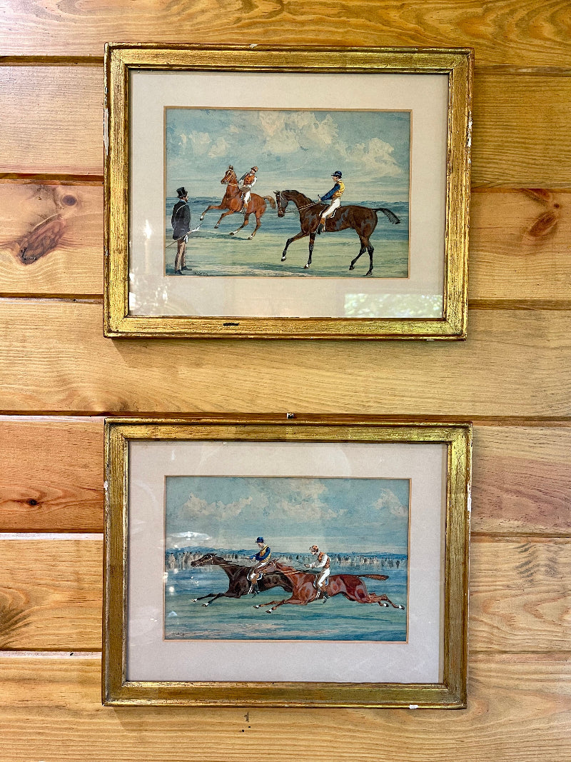 Signed Henry Thomas Alken Watercolors