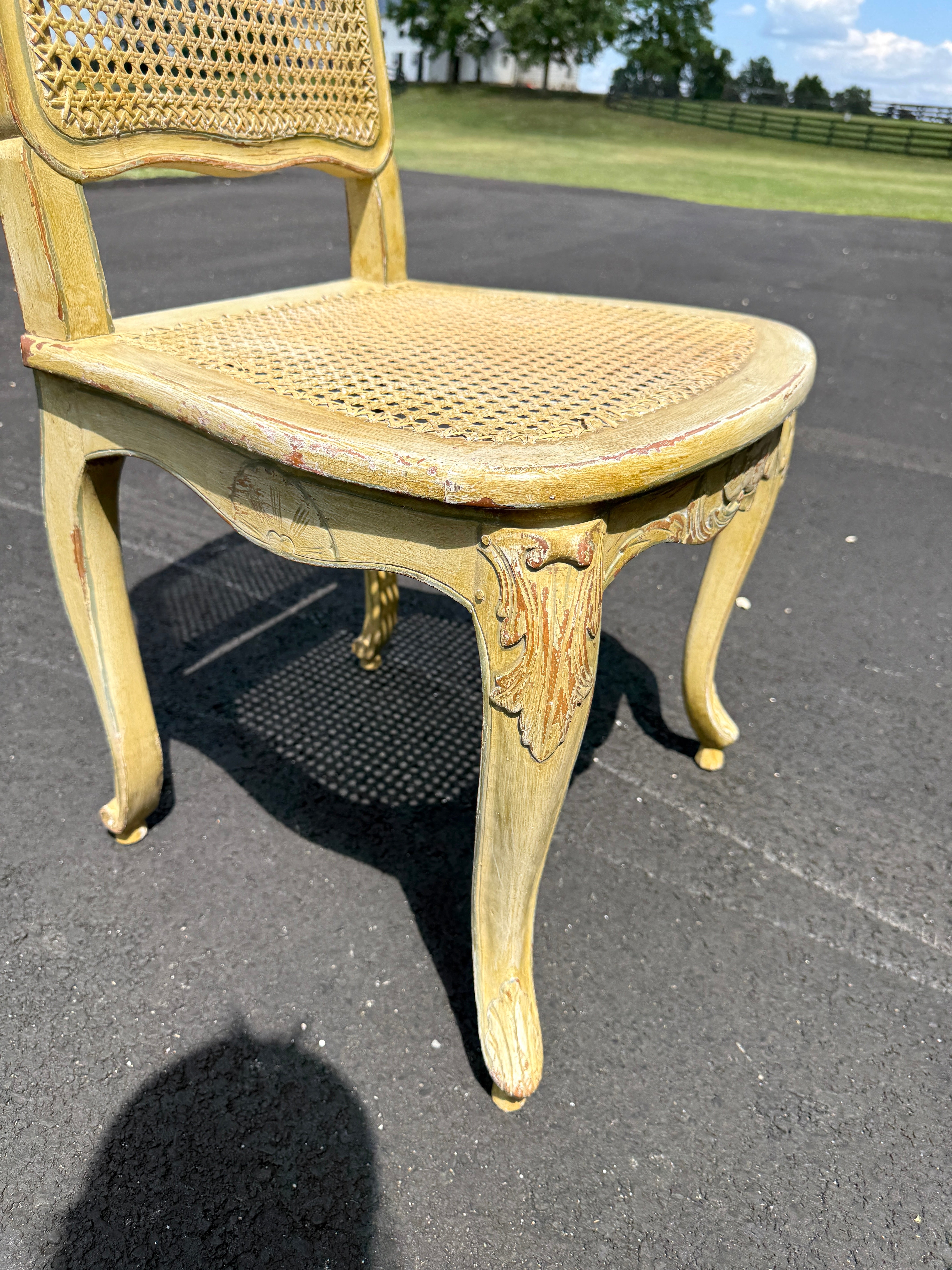 Antique French Dining Chairs Louis XV Set of 12