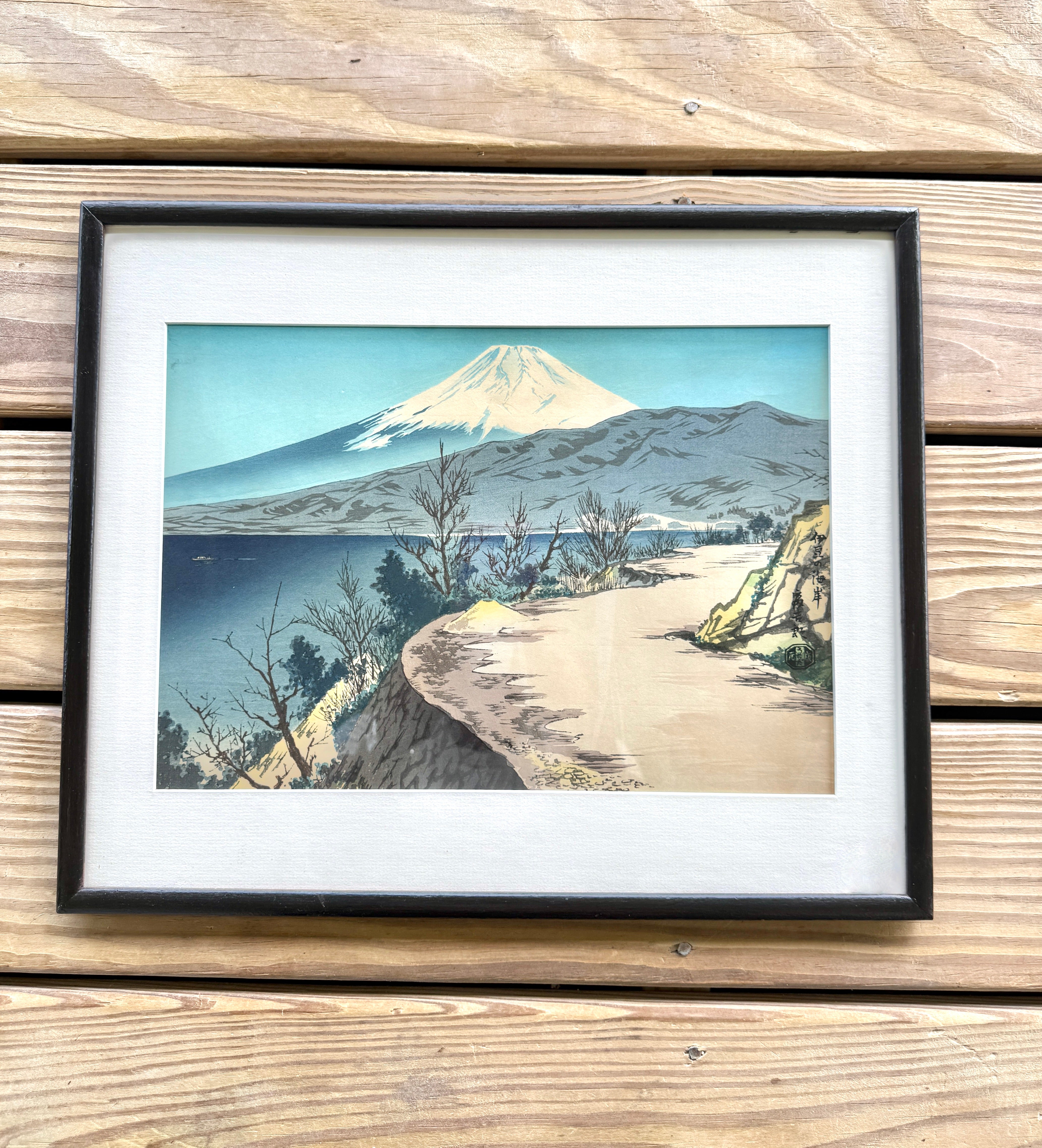 Antique Japanese Colour wood Block Print