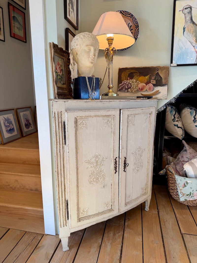 Antique French Corner Cabinet