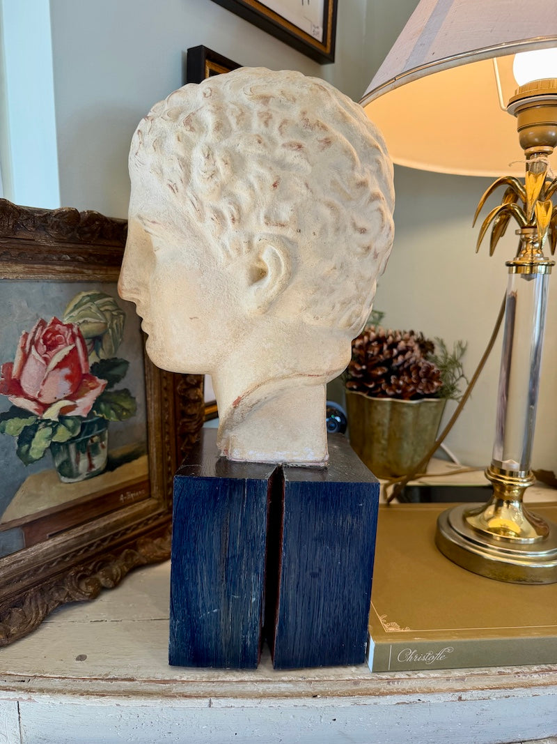Handsome Antique Head Sculputure