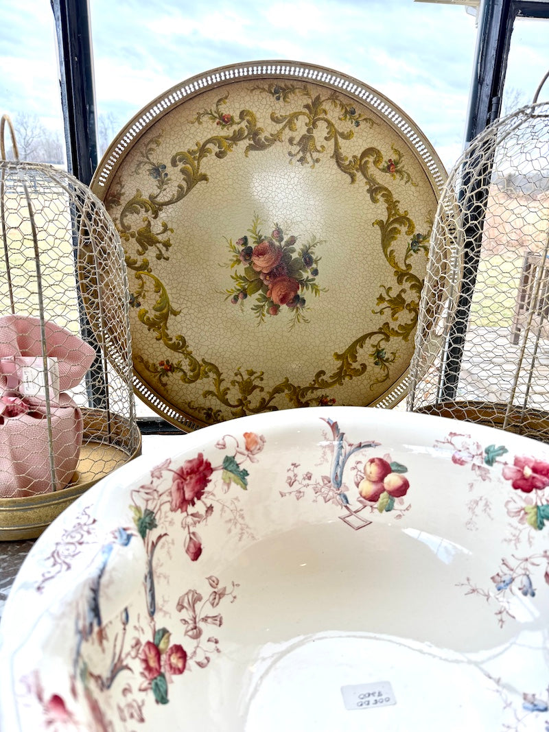 Antique French Tray - end of 19th C.