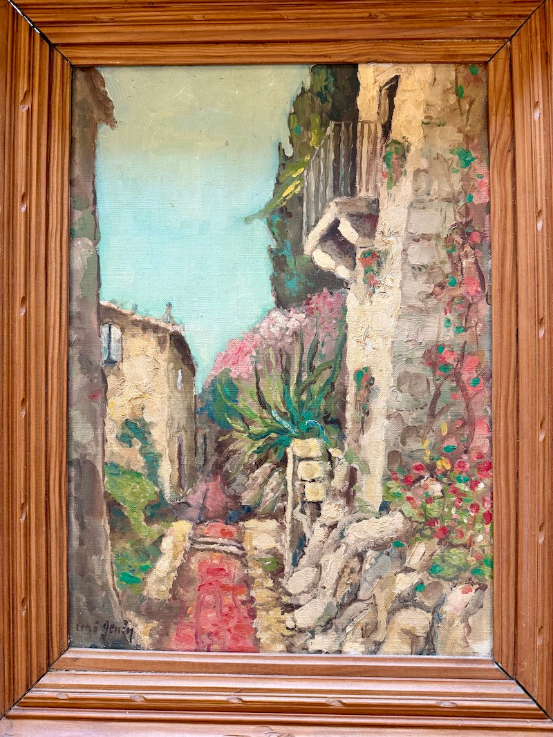 French Oil Painting - Scene from South of France