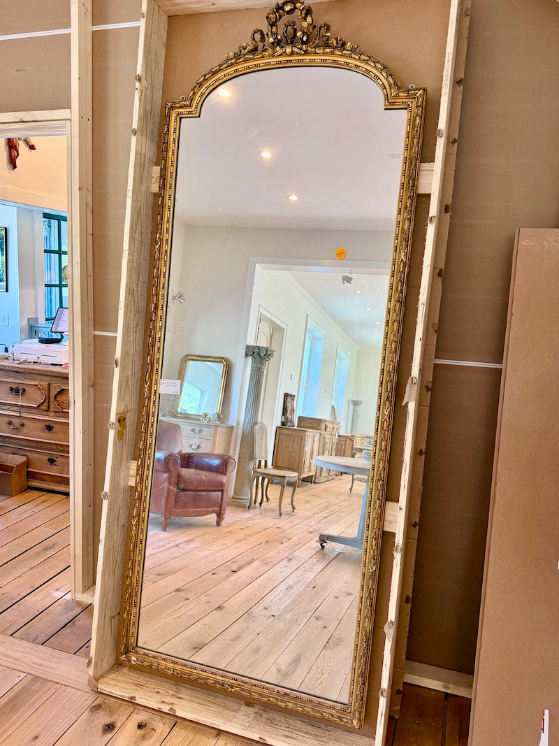Antique French Mirror, 19th C., Louis XVI Style