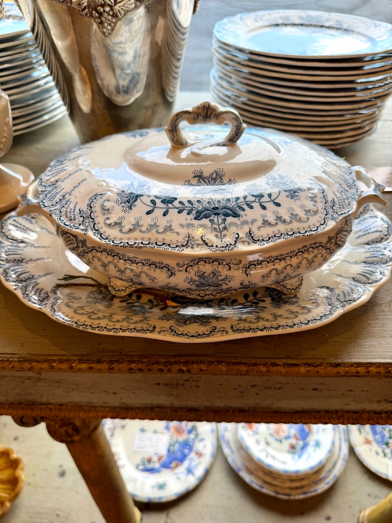 Antique French Regency Period Complete China Service