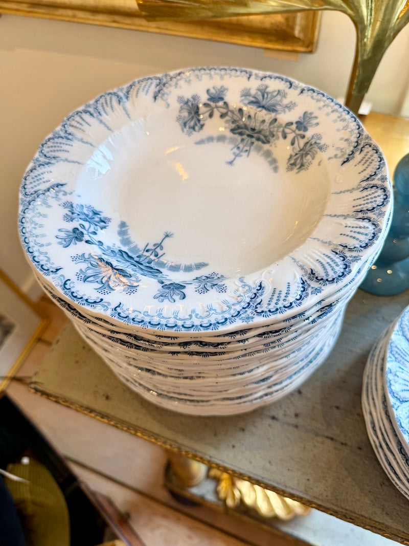 Antique French Regency Period Complete China Service