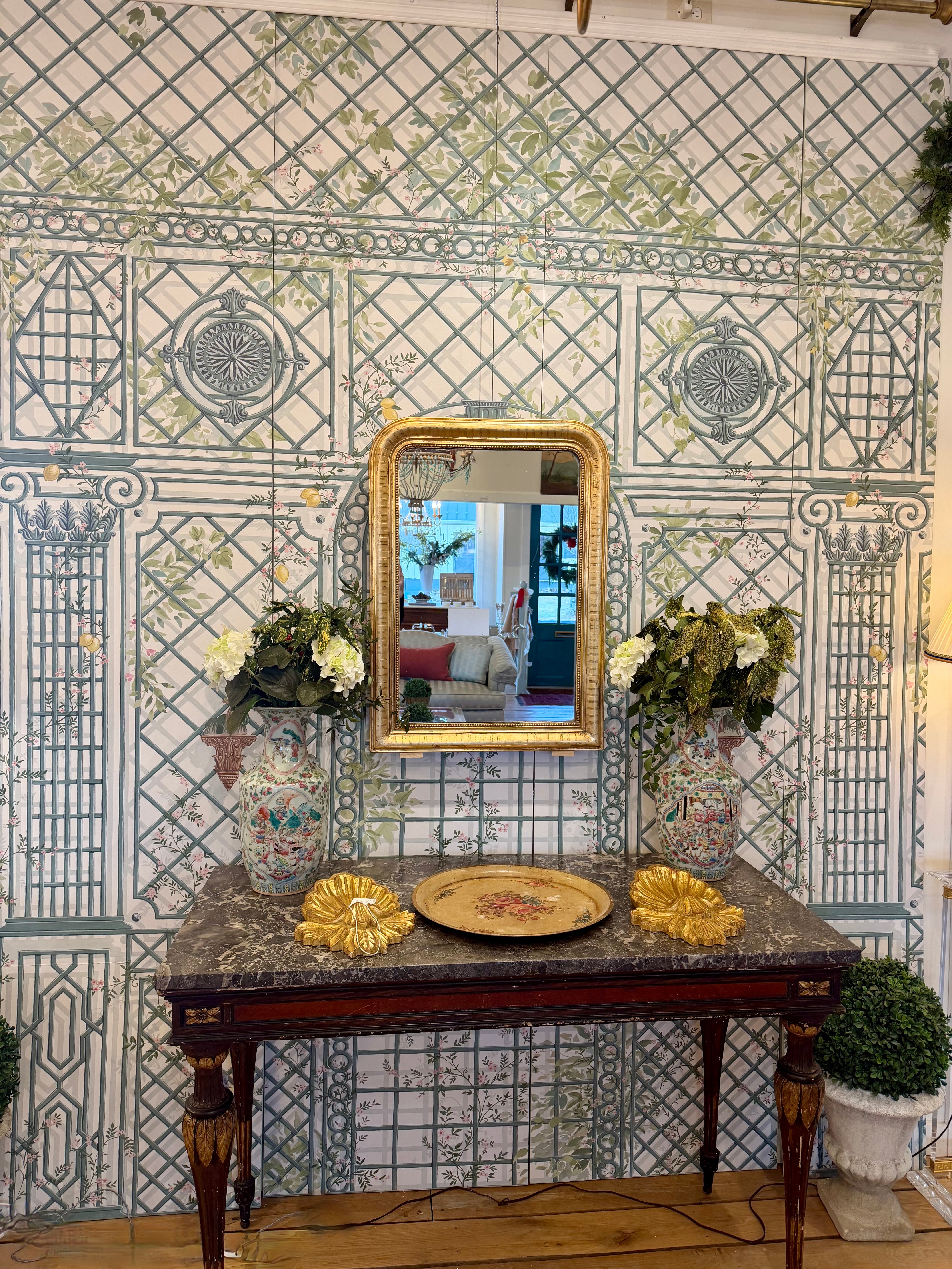 Antique French Louis Philippe Gilt Mirror