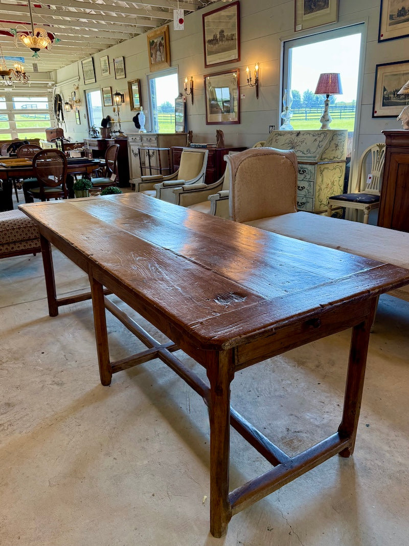 Antique French Farm Table 19thC