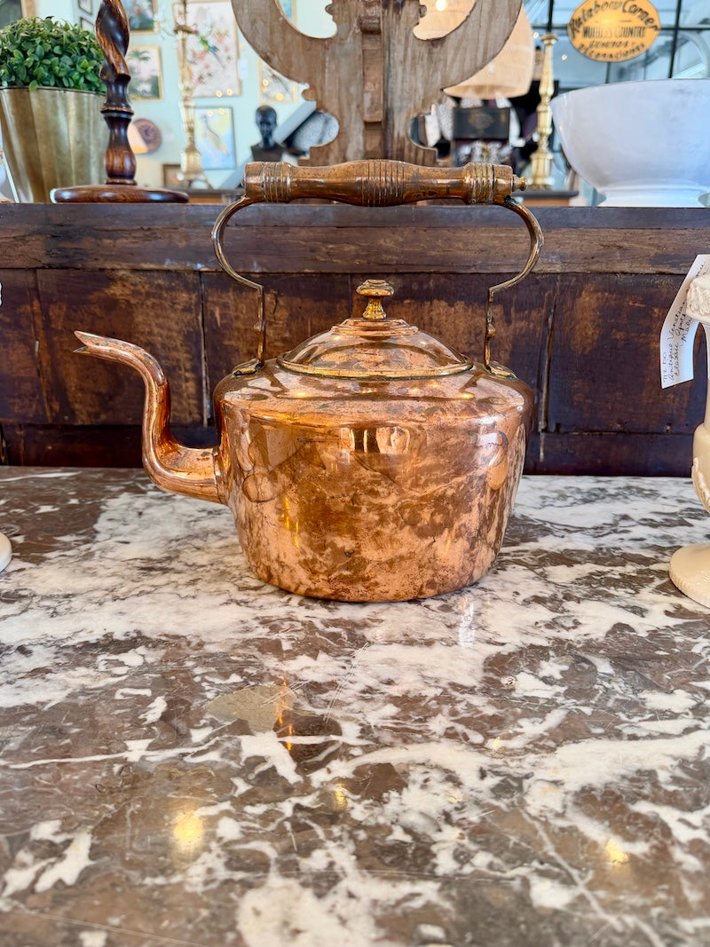 English Victorian Copper Kettle