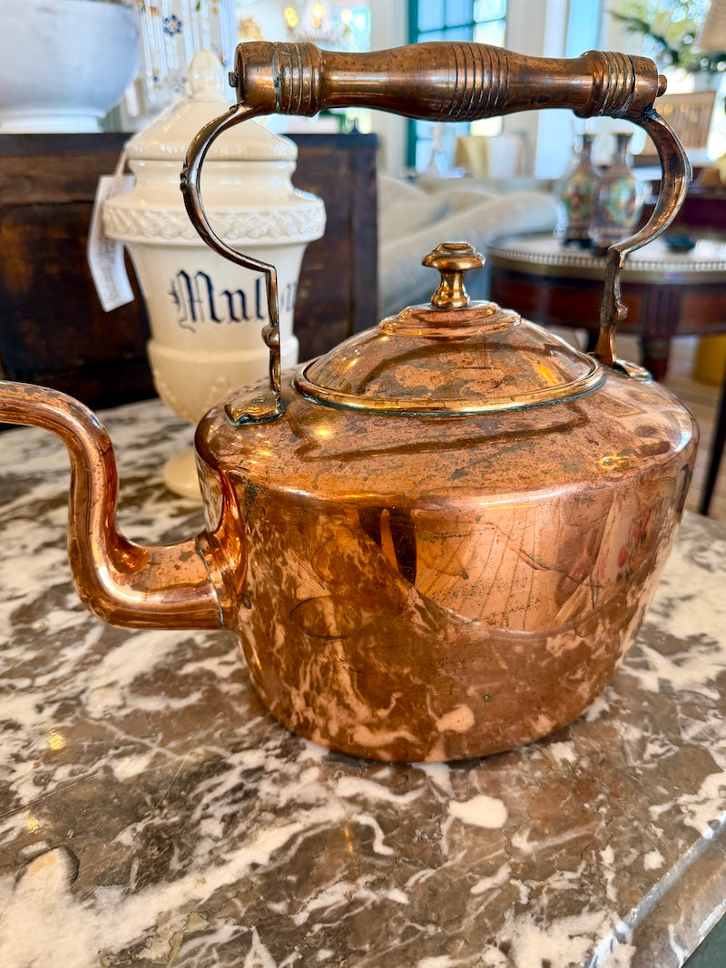 English Victorian Copper Kettle
