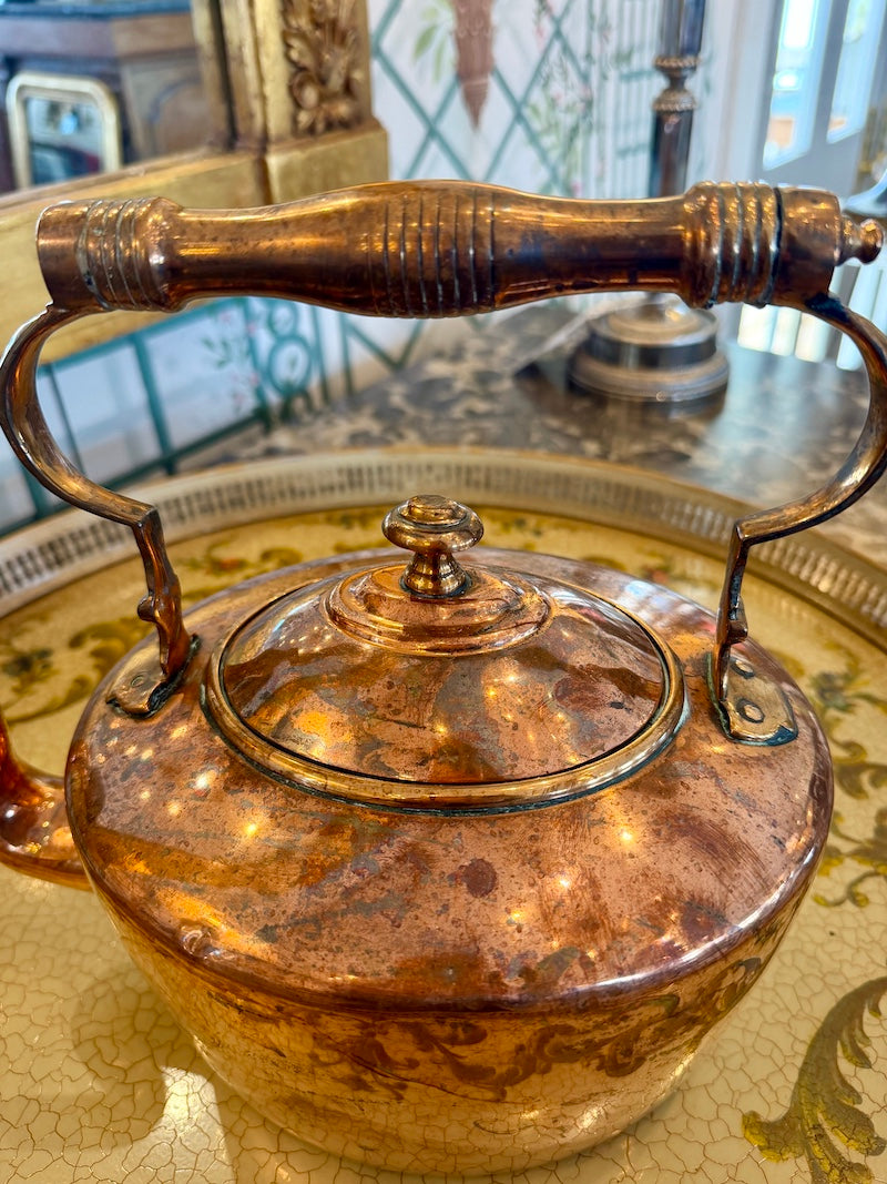 English Victorian Copper Kettle