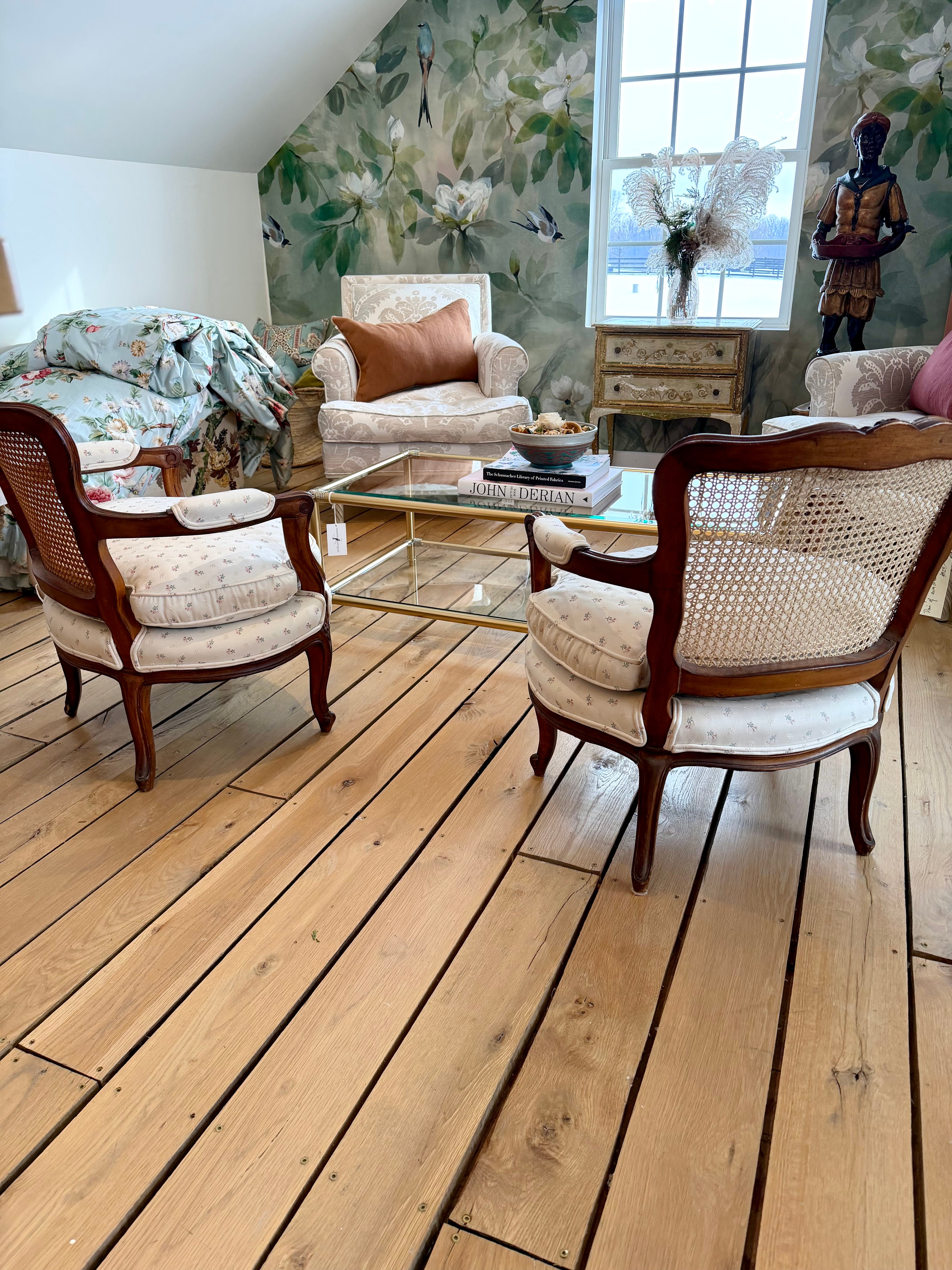 Pair of Antique French Louis XV Armchairs
