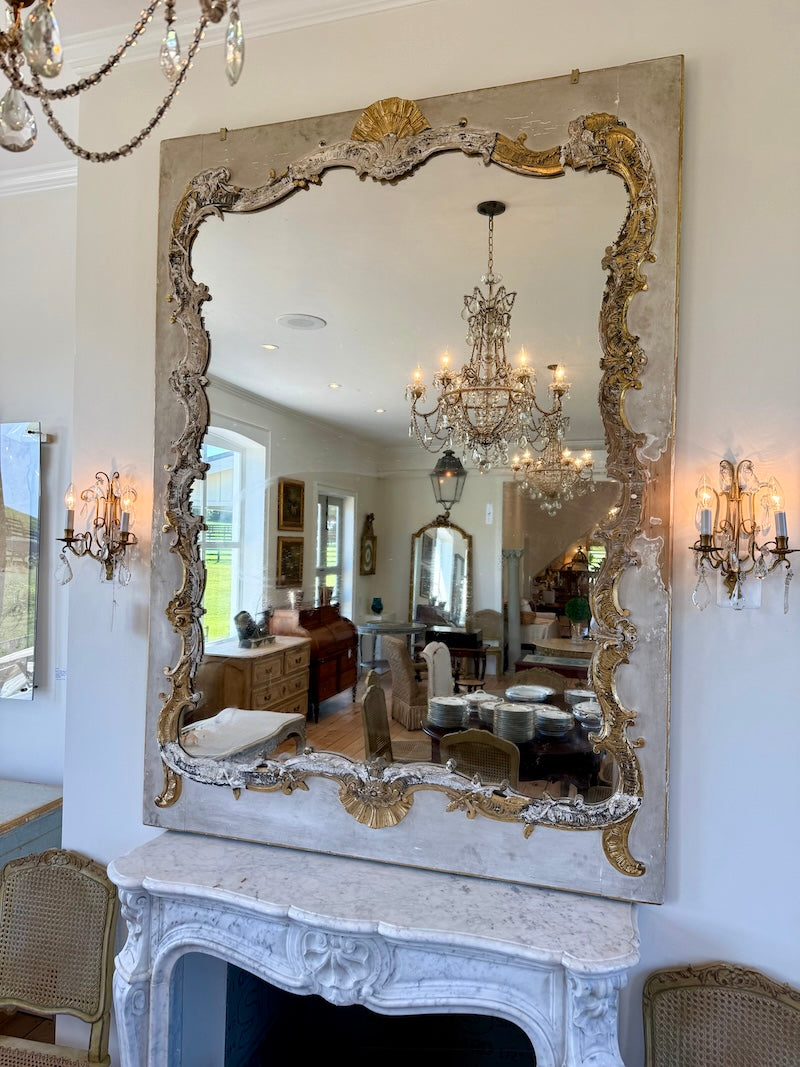 Antique French Mirror/Trumeau