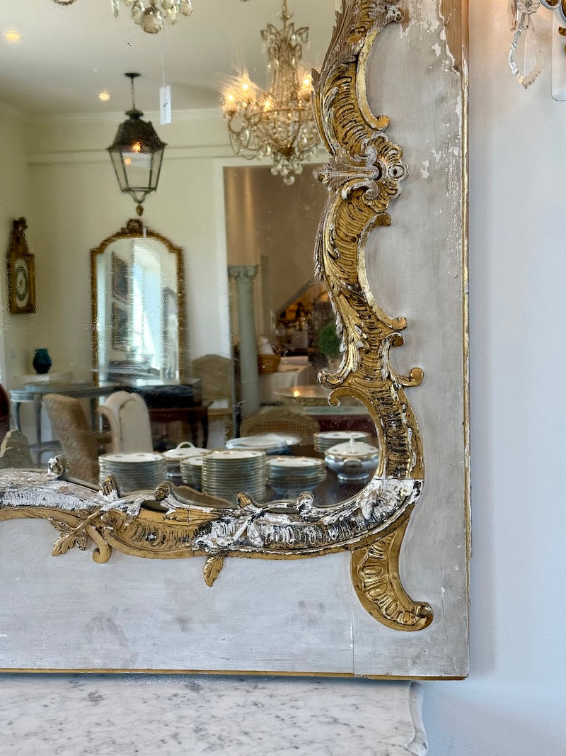 Antique French Mirror/Trumeau