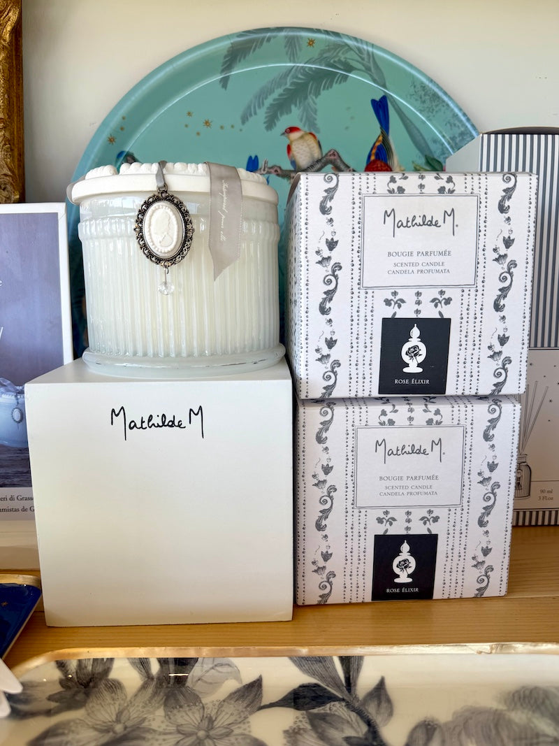 French Mathilde M. Scented Candle, Rose Élixir