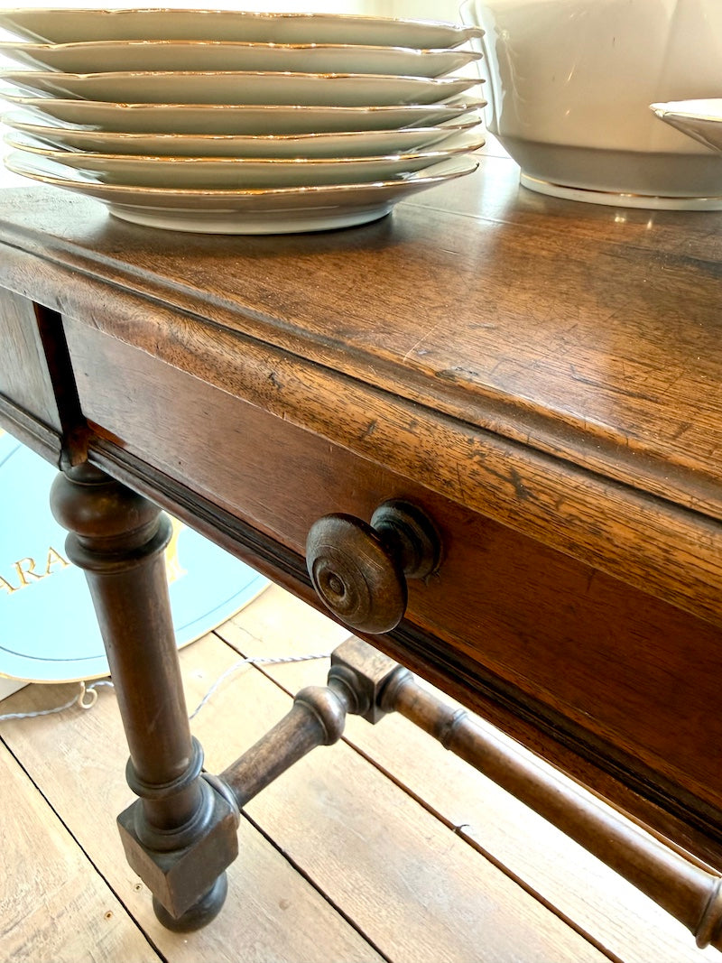 Antique Walnut Table/Desk 19th C.