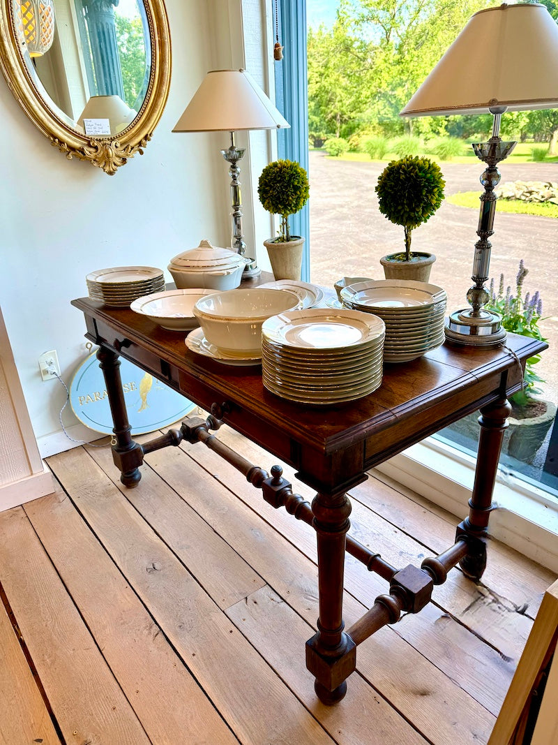 Antique Walnut Table/Desk 19th C.