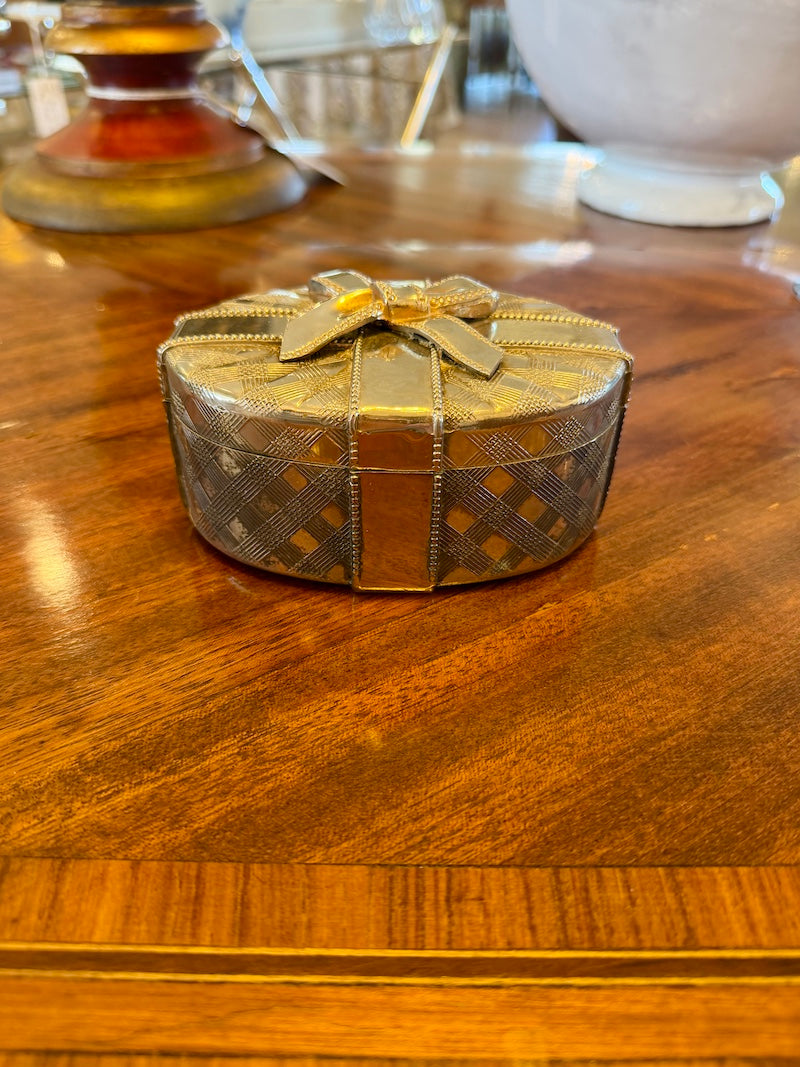 Charming Antique Silver plated Box