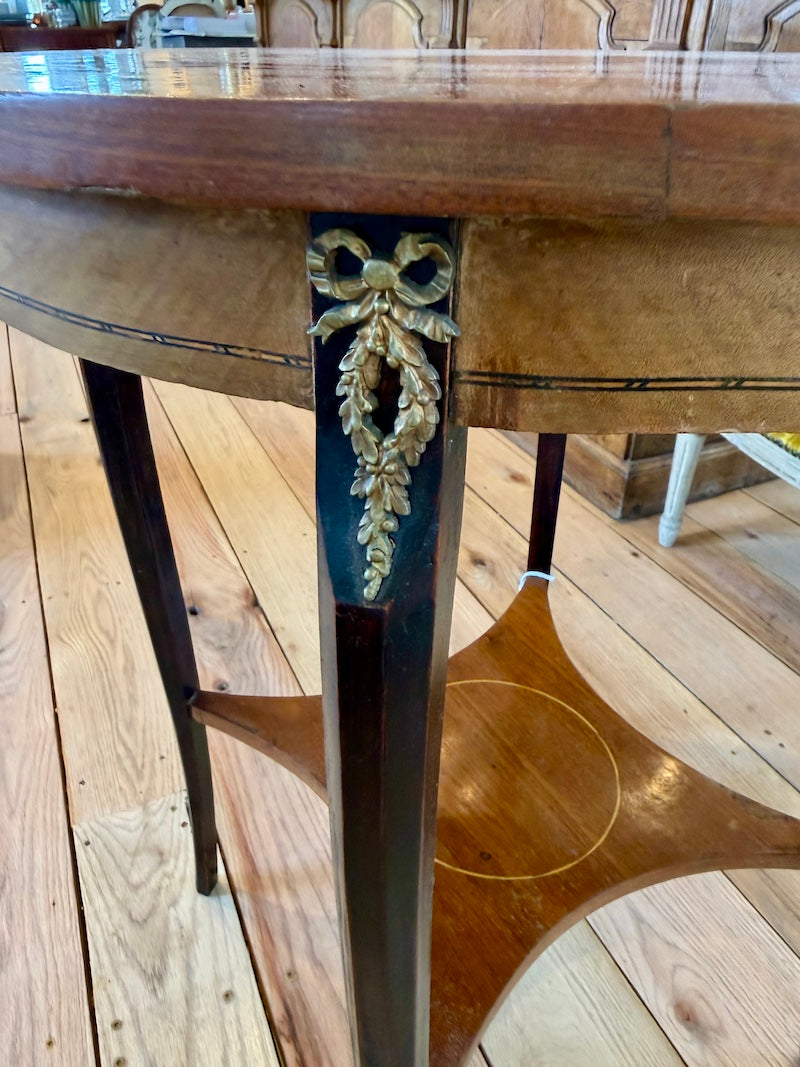 Antique French Round Side table