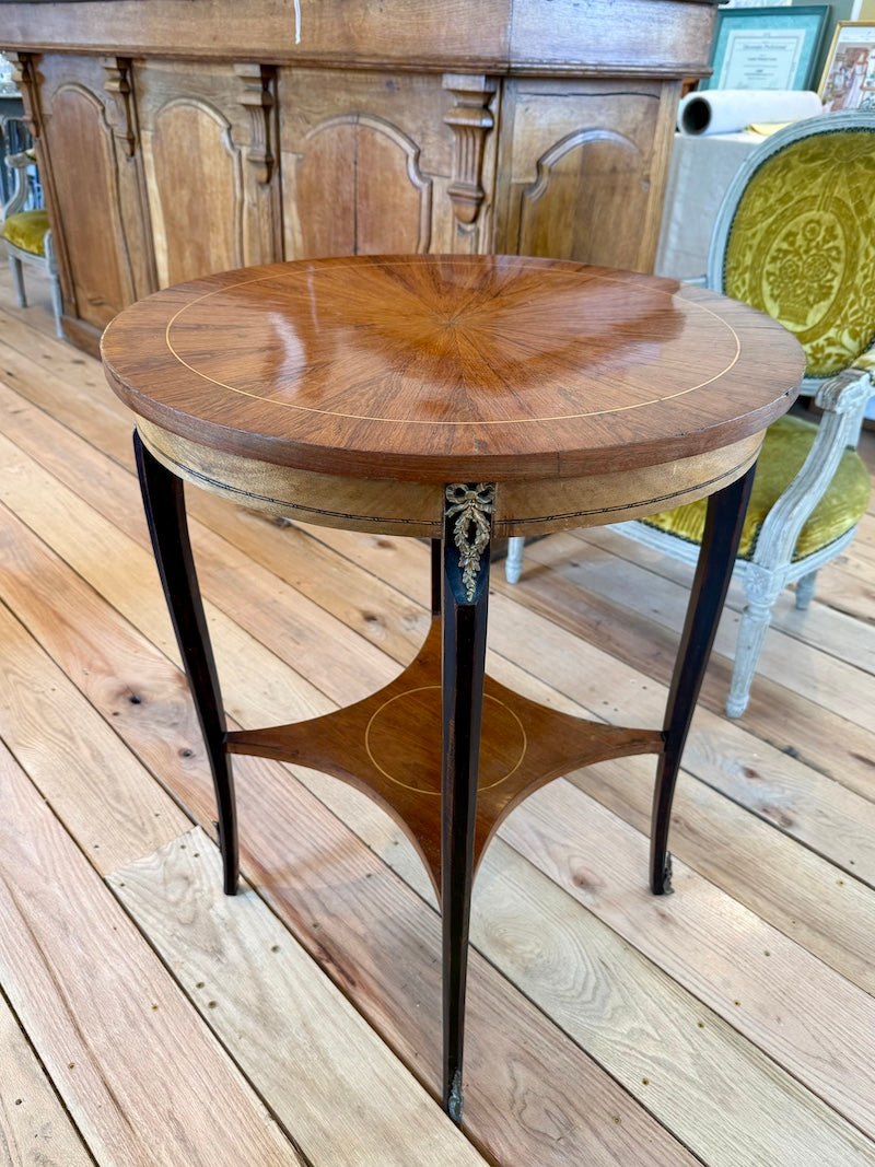 Antique French Round Side table