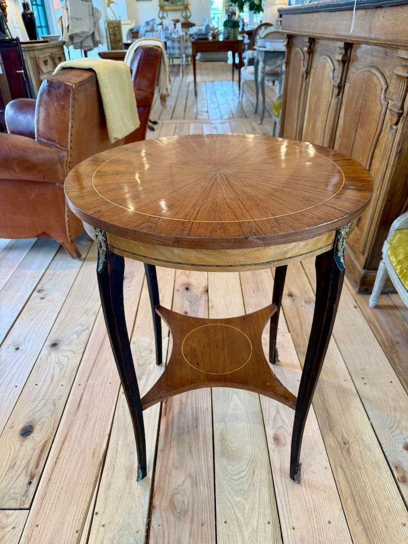 Antique French Round Side table