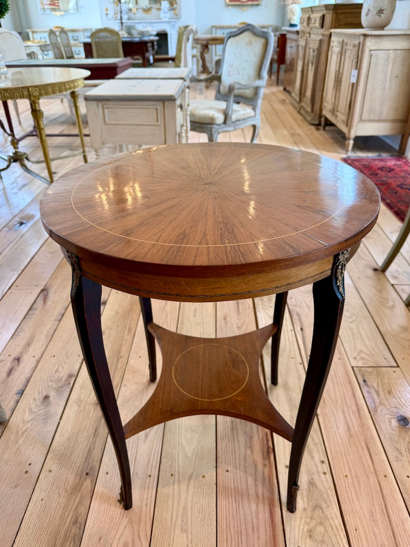 Antique French Round Side table
