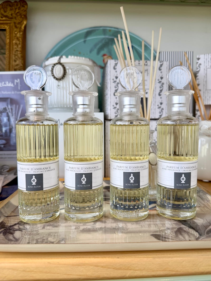 French Mathilde M. Room Fragrance Spray, Rose Élixir