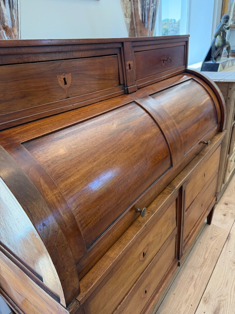 Antique French Louis XVI Roll Top Desk