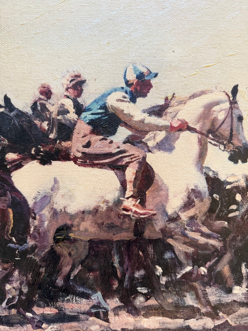 Oil Painting, Horse Race