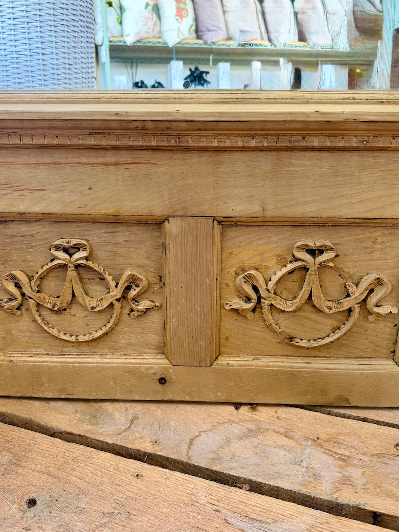 Beautiful Large Wood-Framed Mirror