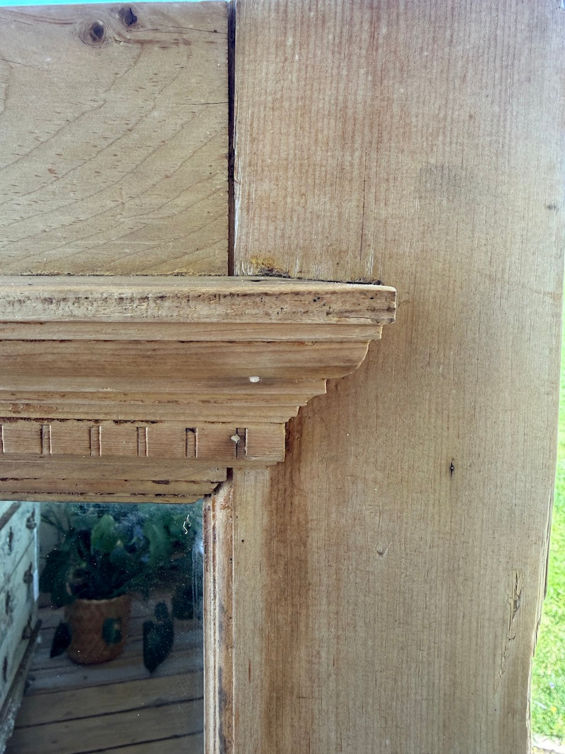 Charming mirror made from an Antique Victorian Door