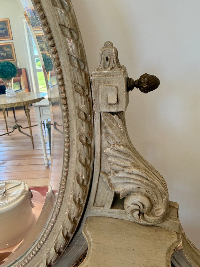 Antique French Vanity and Chair, Circa 1900s