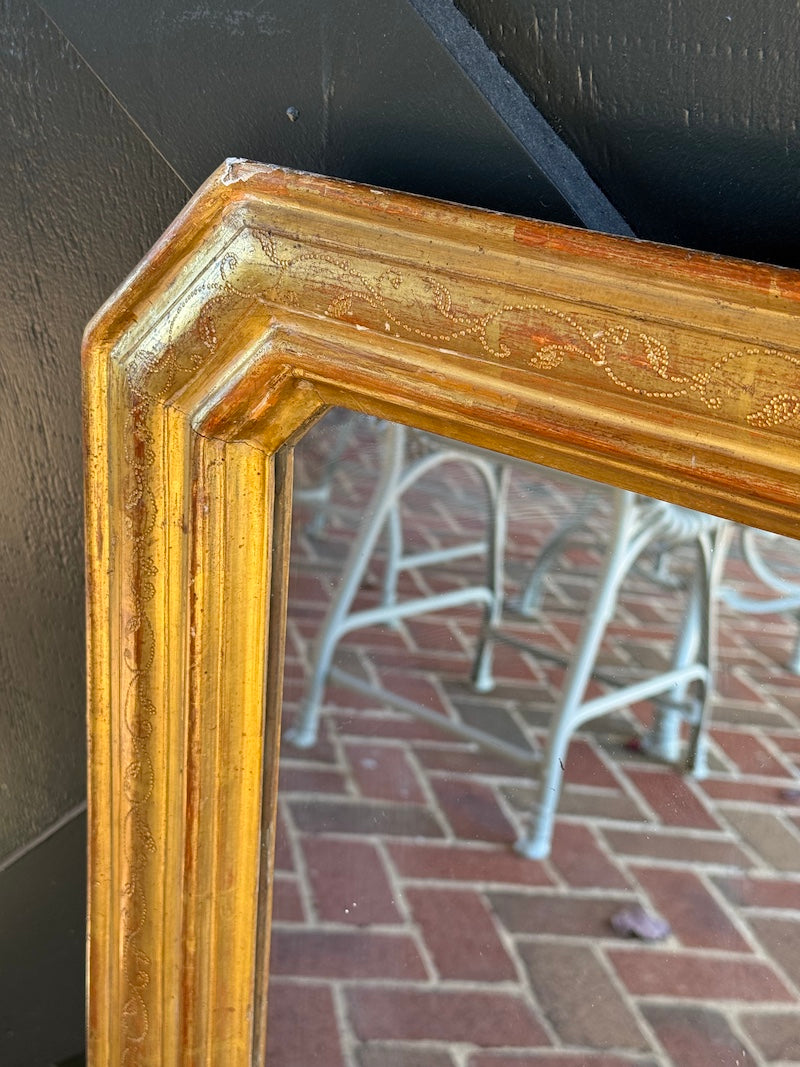 Antique French Louis Philipe Gilt Mirror