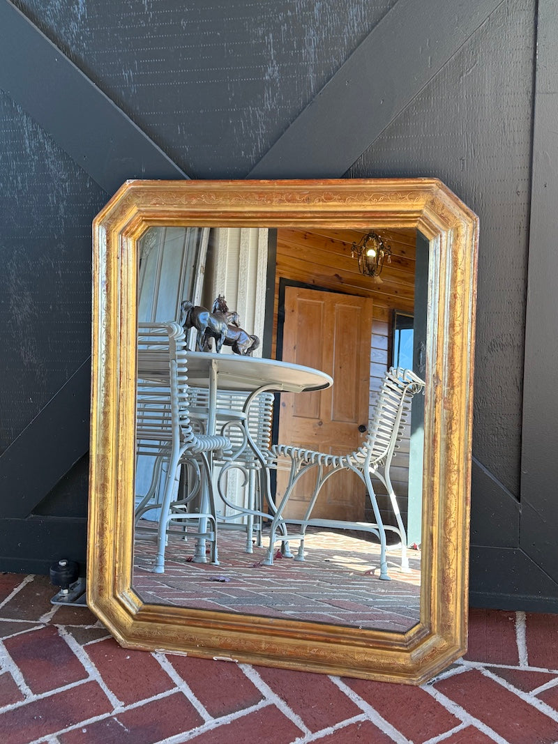 Antique French Louis Philipe Gilt Mirror