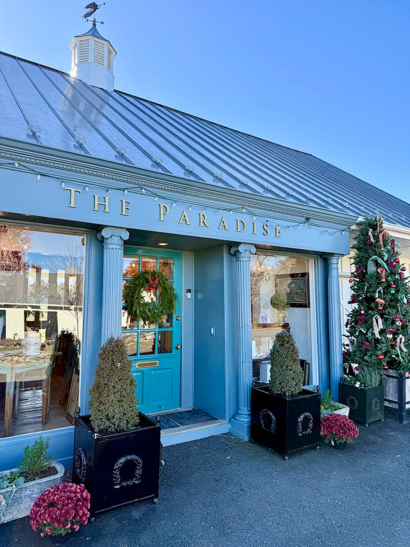 Antique French Pair of Planters with Black High-Gloss Paint