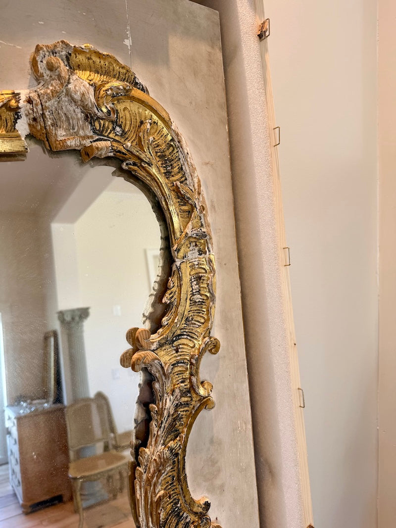 Antique French Mirror/Trumeau