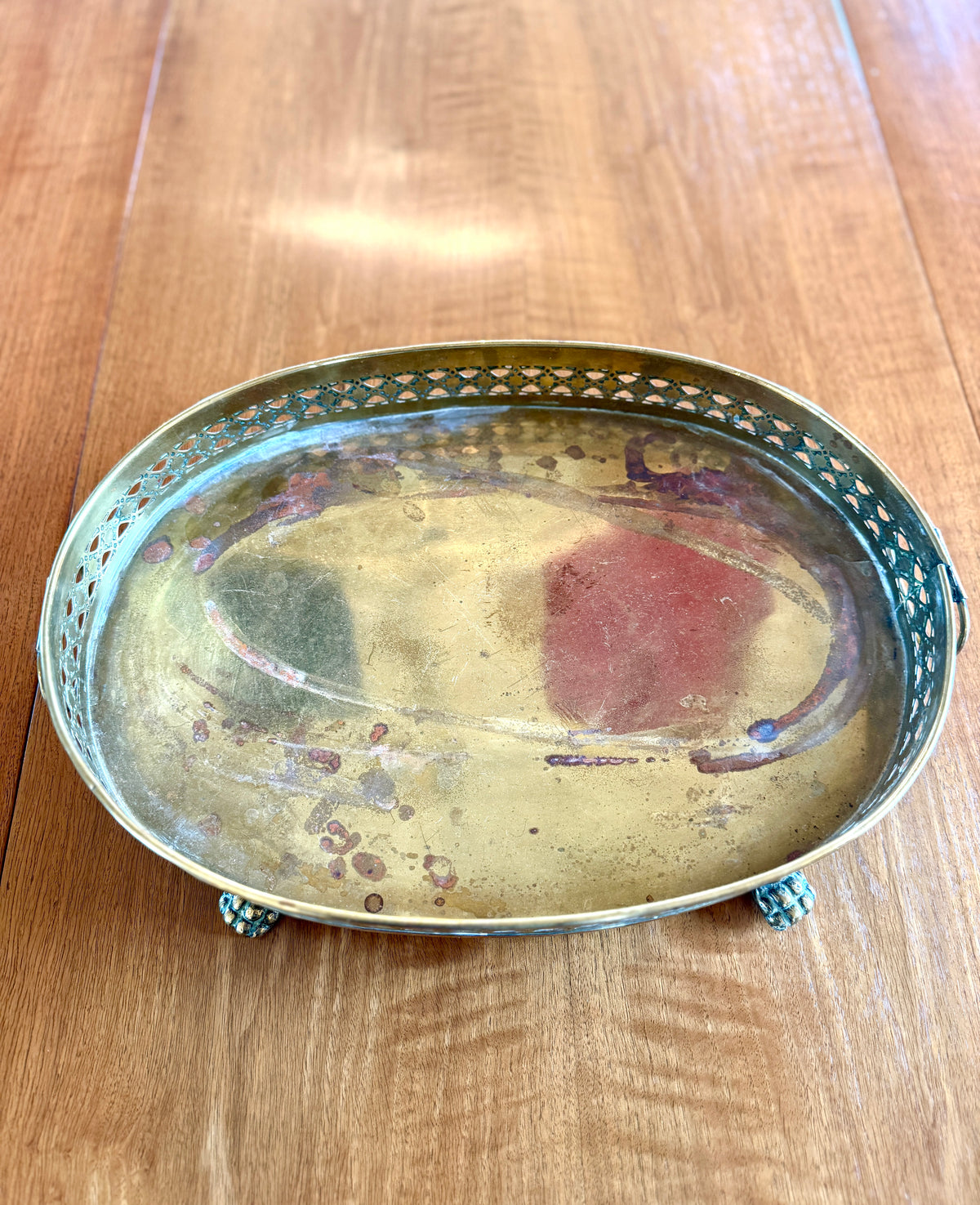 Antique Bronze Tray