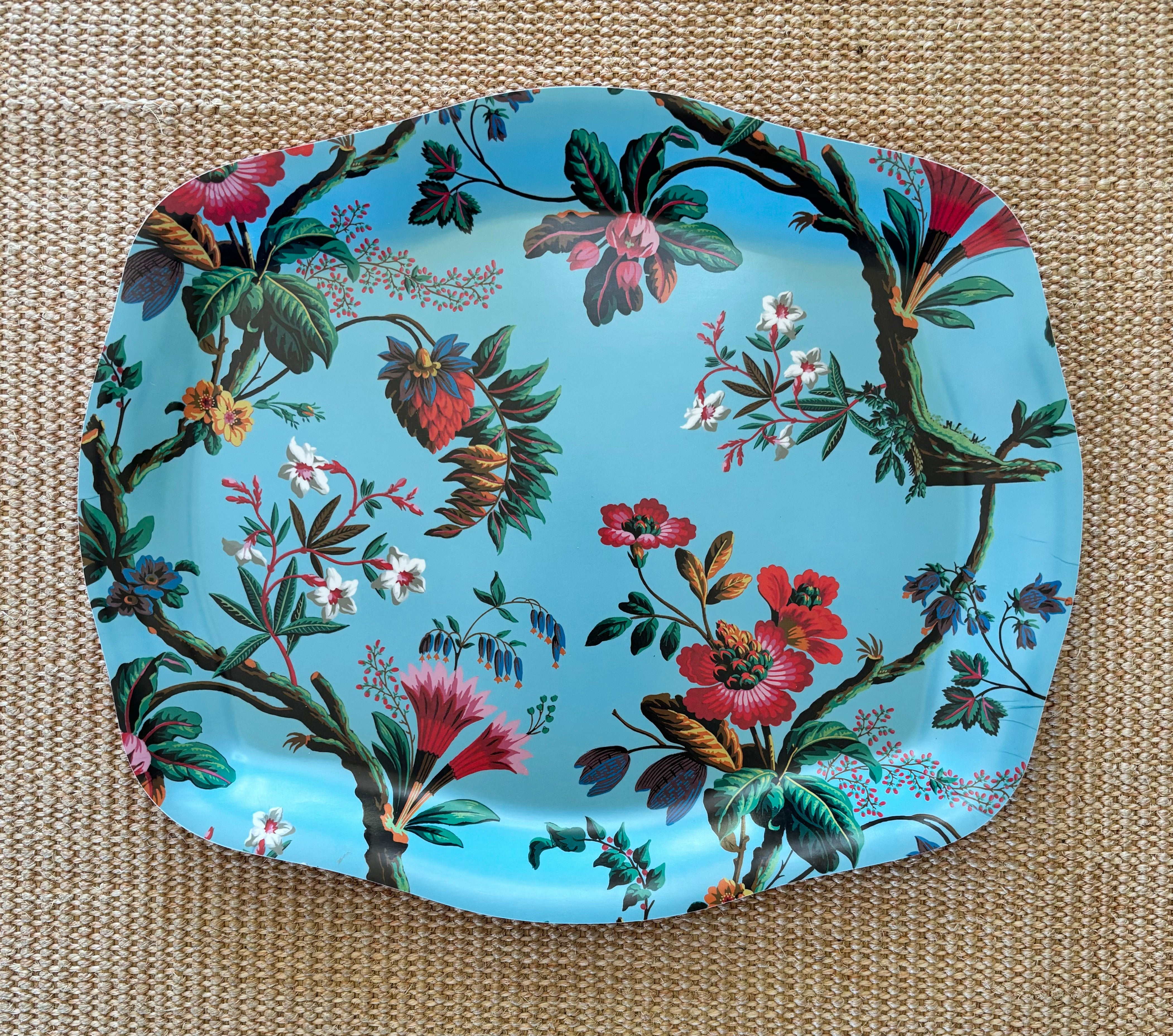 French Design Island Flowers Tray