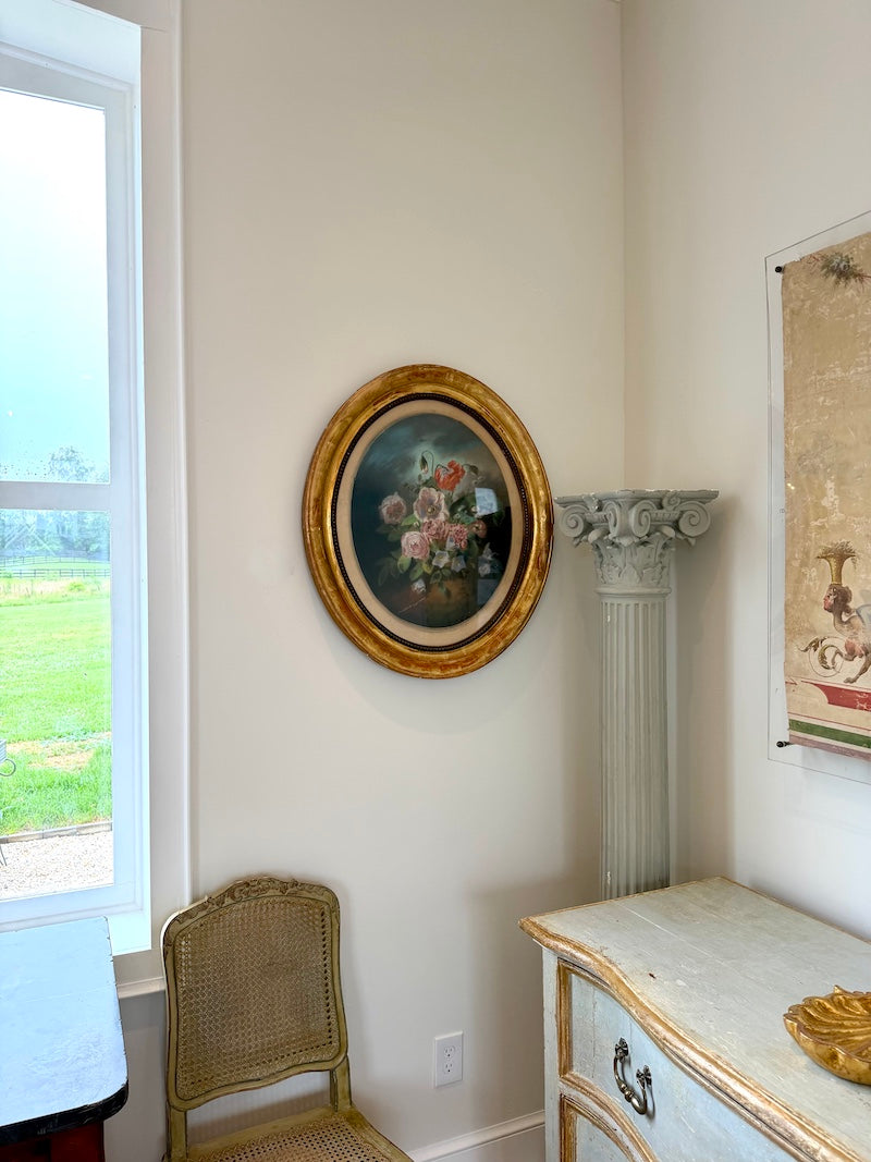 Pair of 1950s French Pastel Paintings