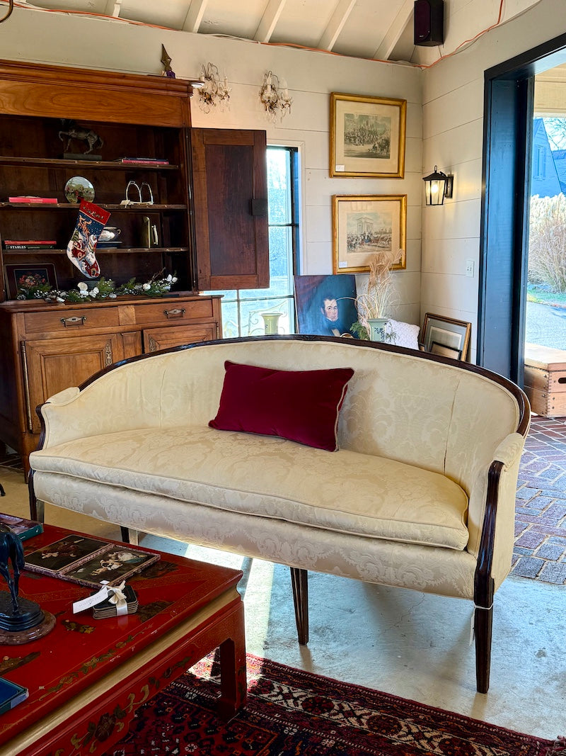 Antique George III Mahogany Sofa