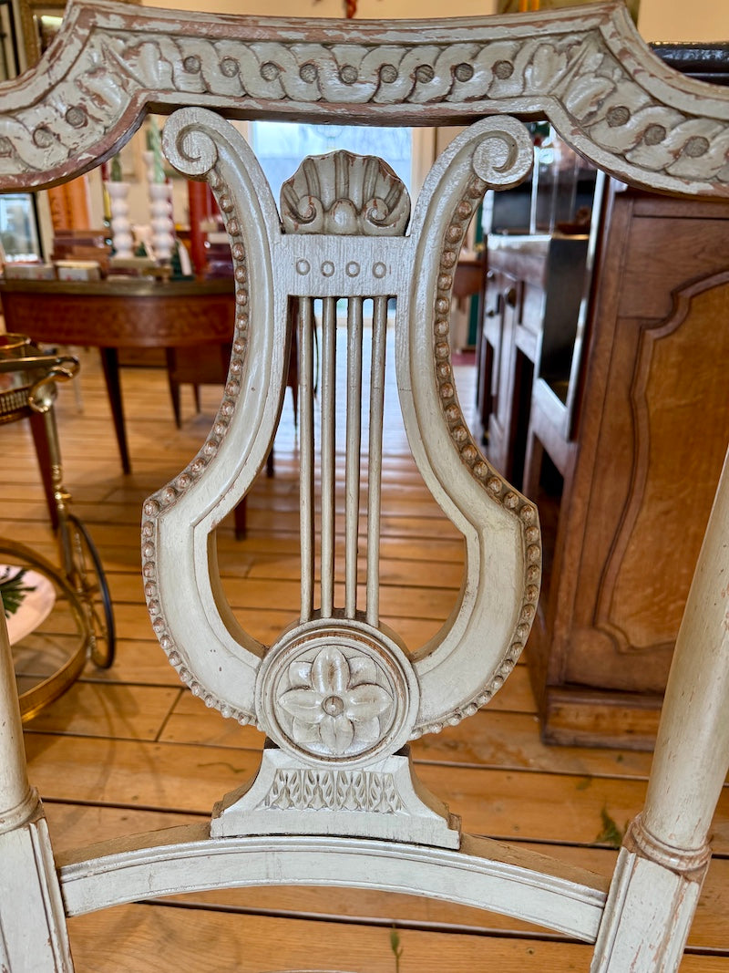 Antique French Pair of Fauteuil, with beautiful patina