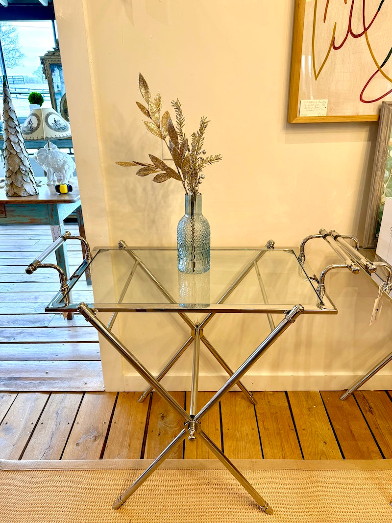 Vintage Italian 1970s Dessert Cart from hotel in San Remo