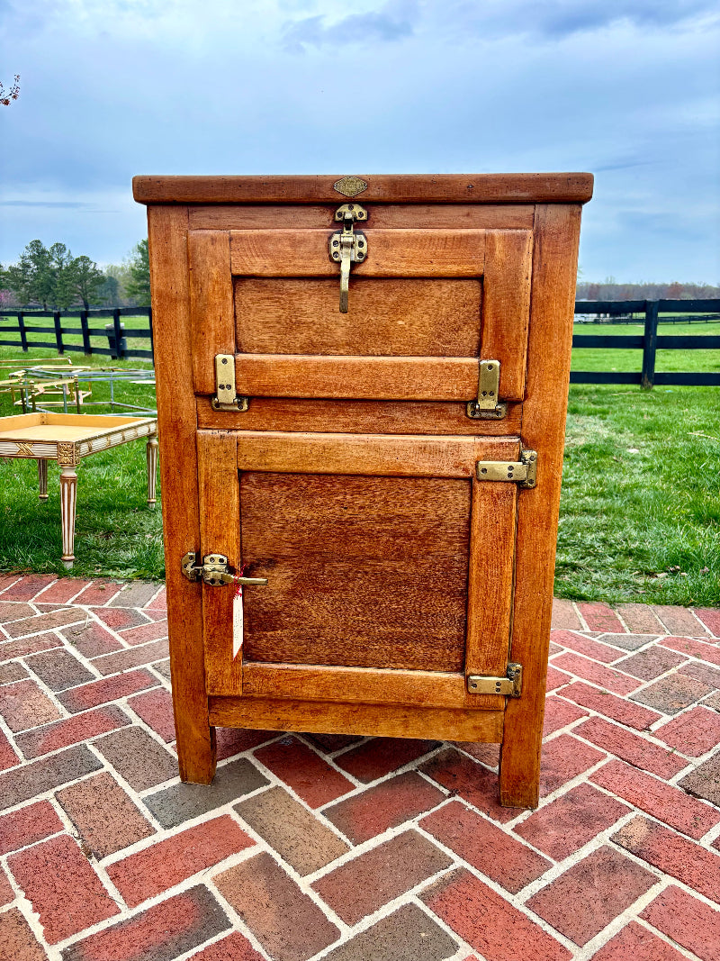 Antique French Ice Cabinet
